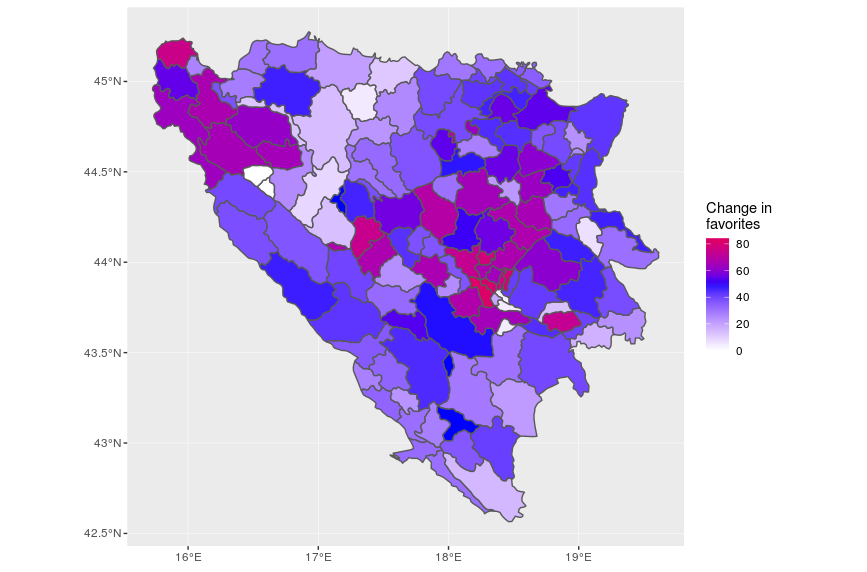 Bosnian Swing Municipalities Map